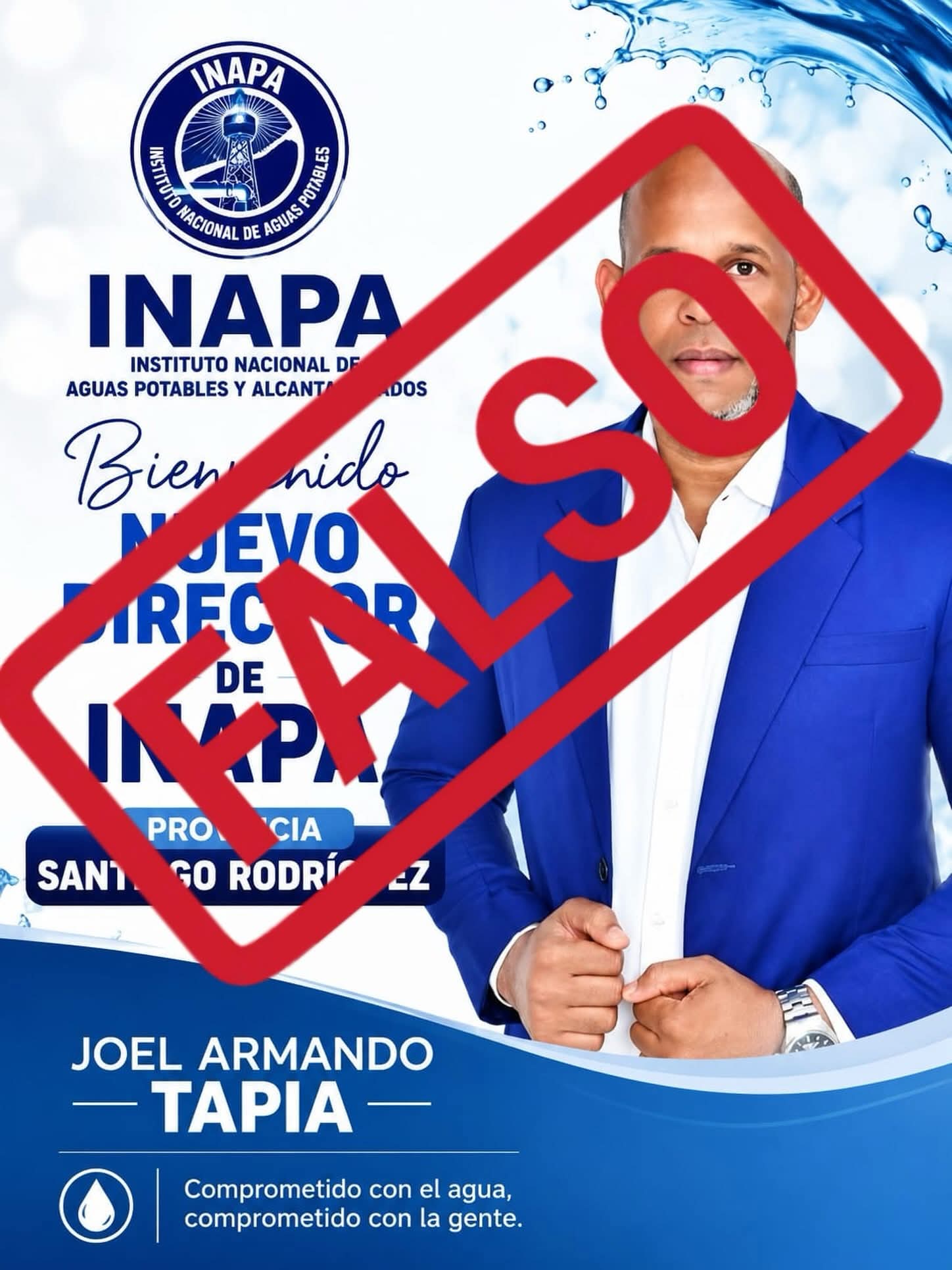INAPA ACLARA “NO HA HABIDO CAMBIO EN SU DIRECCIÒN DE SANTIAGO RODRÌGUEZ”EZ